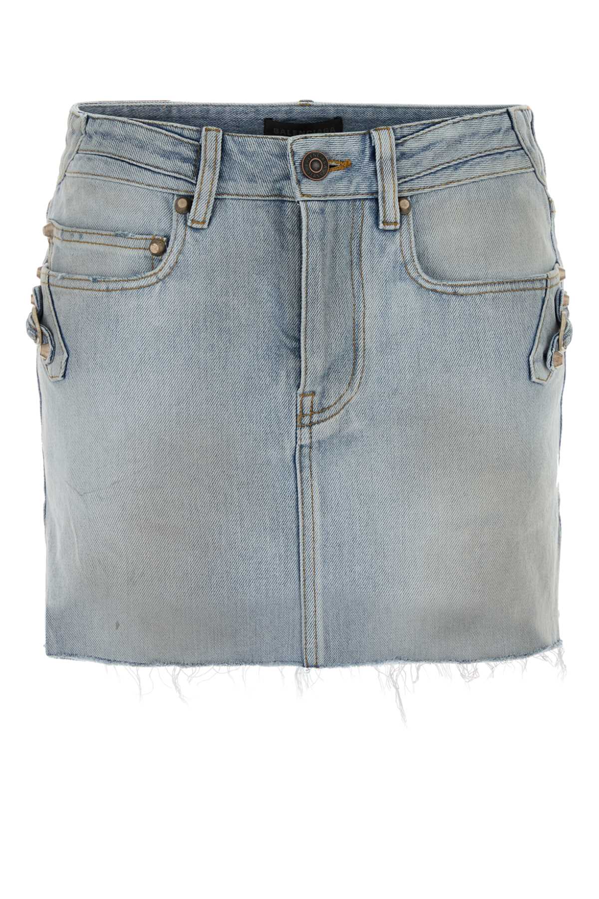 City Mini Skirt Light Blue Tbp47 + Finissage Dol Gonne