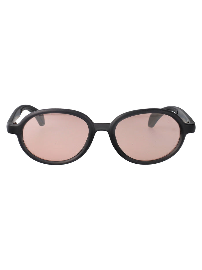 Caprice Matte Transparent Grey Injected Sunglasses