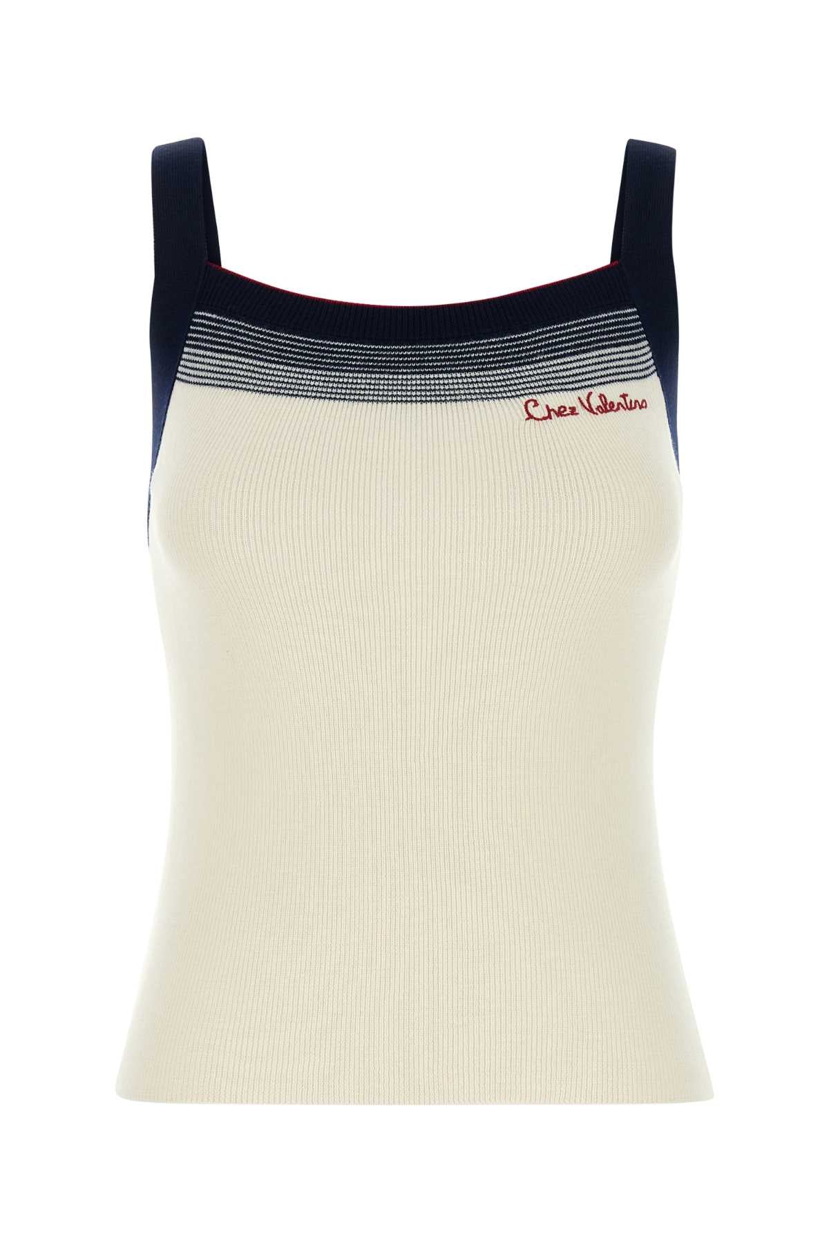Ivory Wool Top Betullanavy Maglie