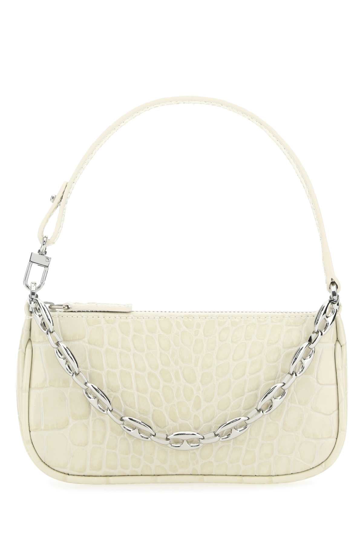 Ivory Leather Mini Rachel Handbag Cream Borse A Mano