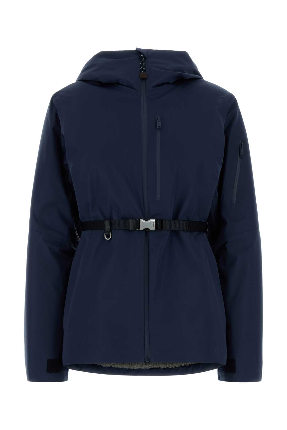 Blue Tech Fabric Jacket Divisa Giubbini