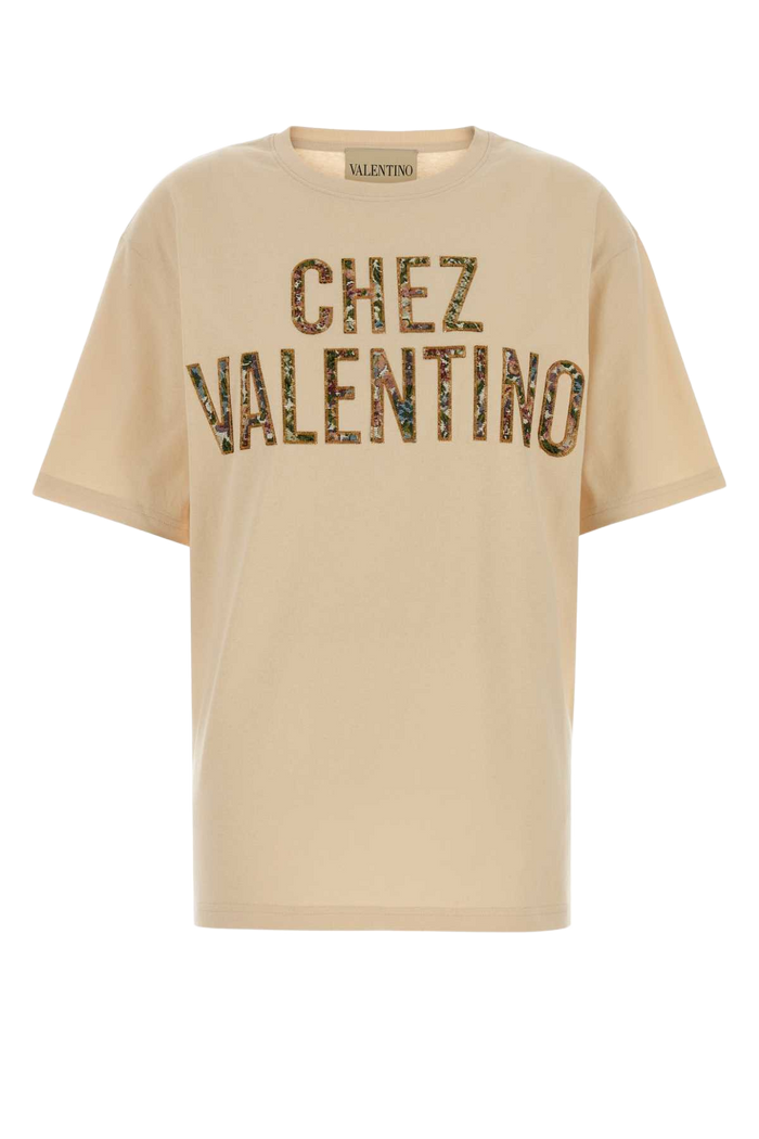 Beige Cotton T-Shirt Betulla