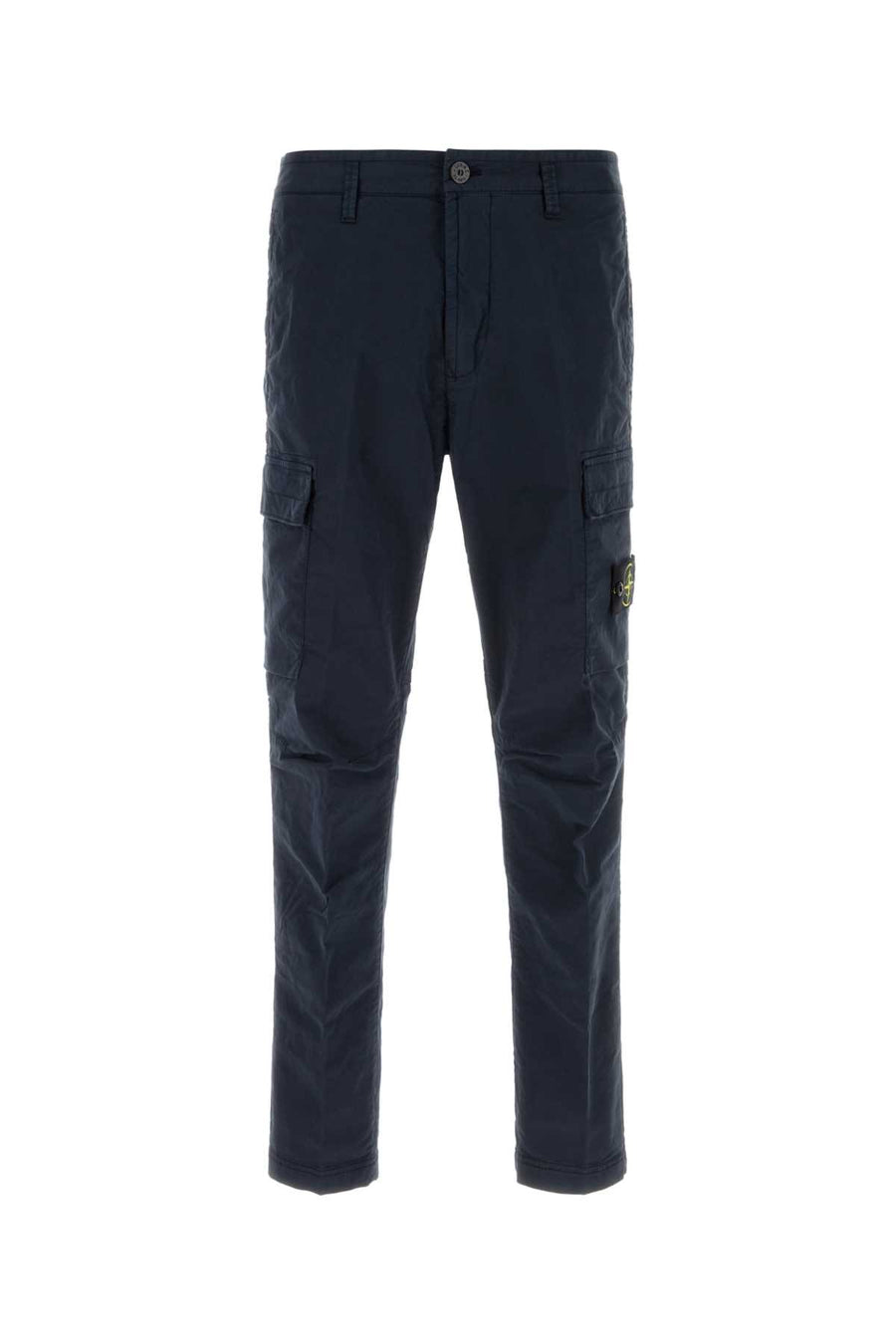 Stone Island 97% Cotton 3% Elastane cargo pants in navy