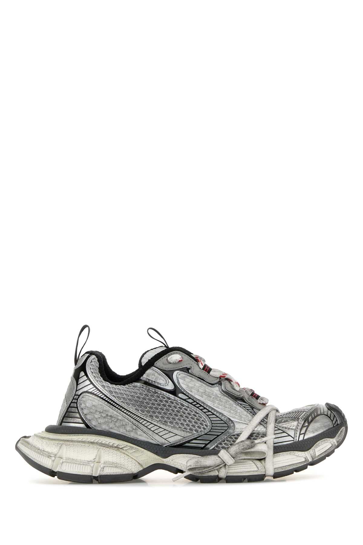 Greywhitered T Polyurethane Polyester Sneaker