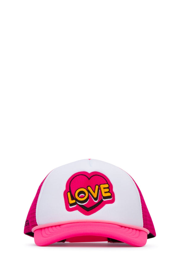 Wee Monster CAPPELLO 100% Cotton baseball cap in pink