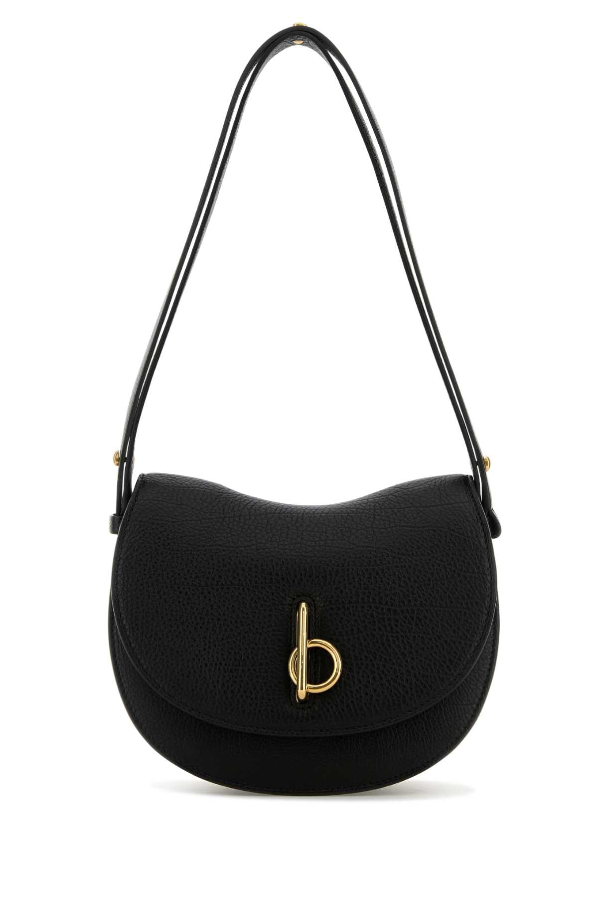 Black Leather Small Rocking Horse Shoulder Bag Borse A Tracolla