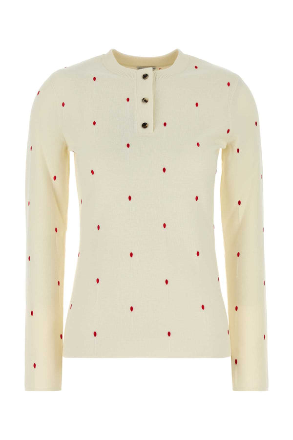Bottega Veneta Fiammifferi 83% Cotton sweater in beige