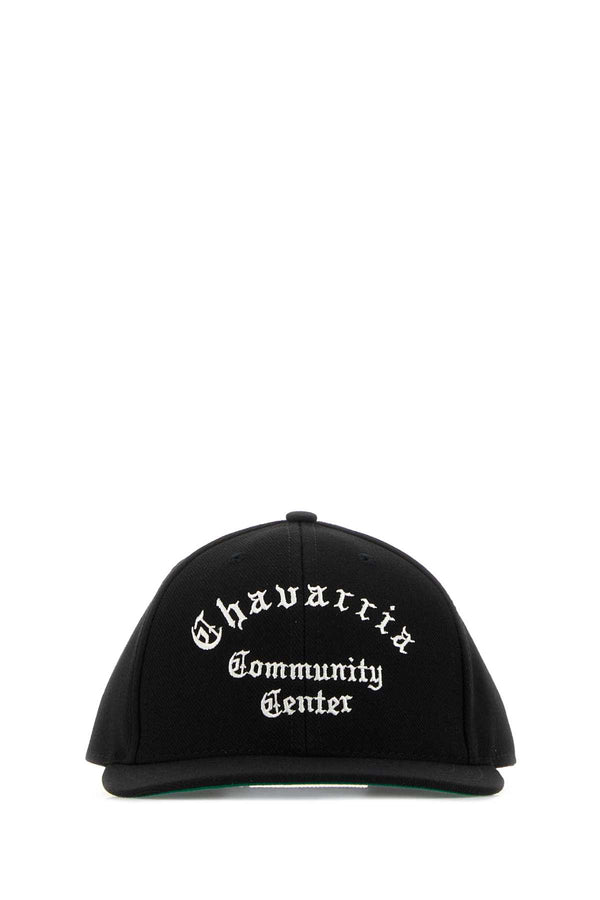 Black Canvas Baseball Cap Exterior: Polyester Cappelli