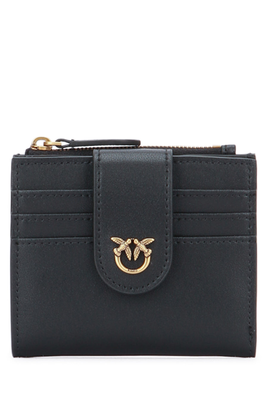 Pinko Purpose 100% leather wallet in black
