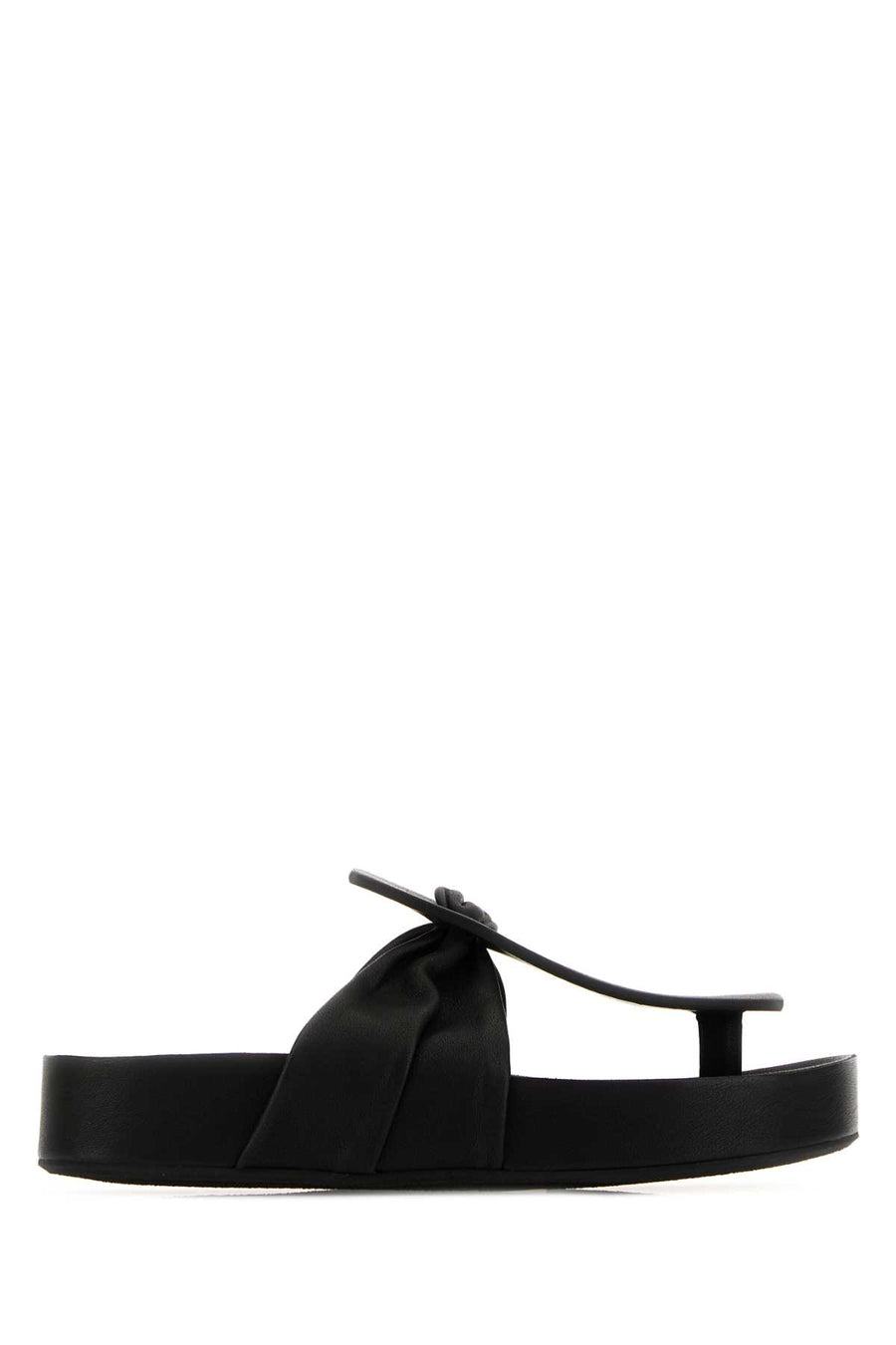 Uma Wang Fusbet Exterior: 100% Leather flat in black