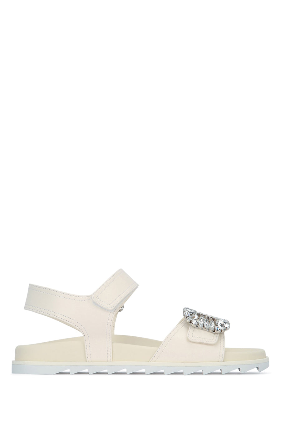Roger Vivier Strass 100% Nylon / Sole: Rubber sandal in beige
