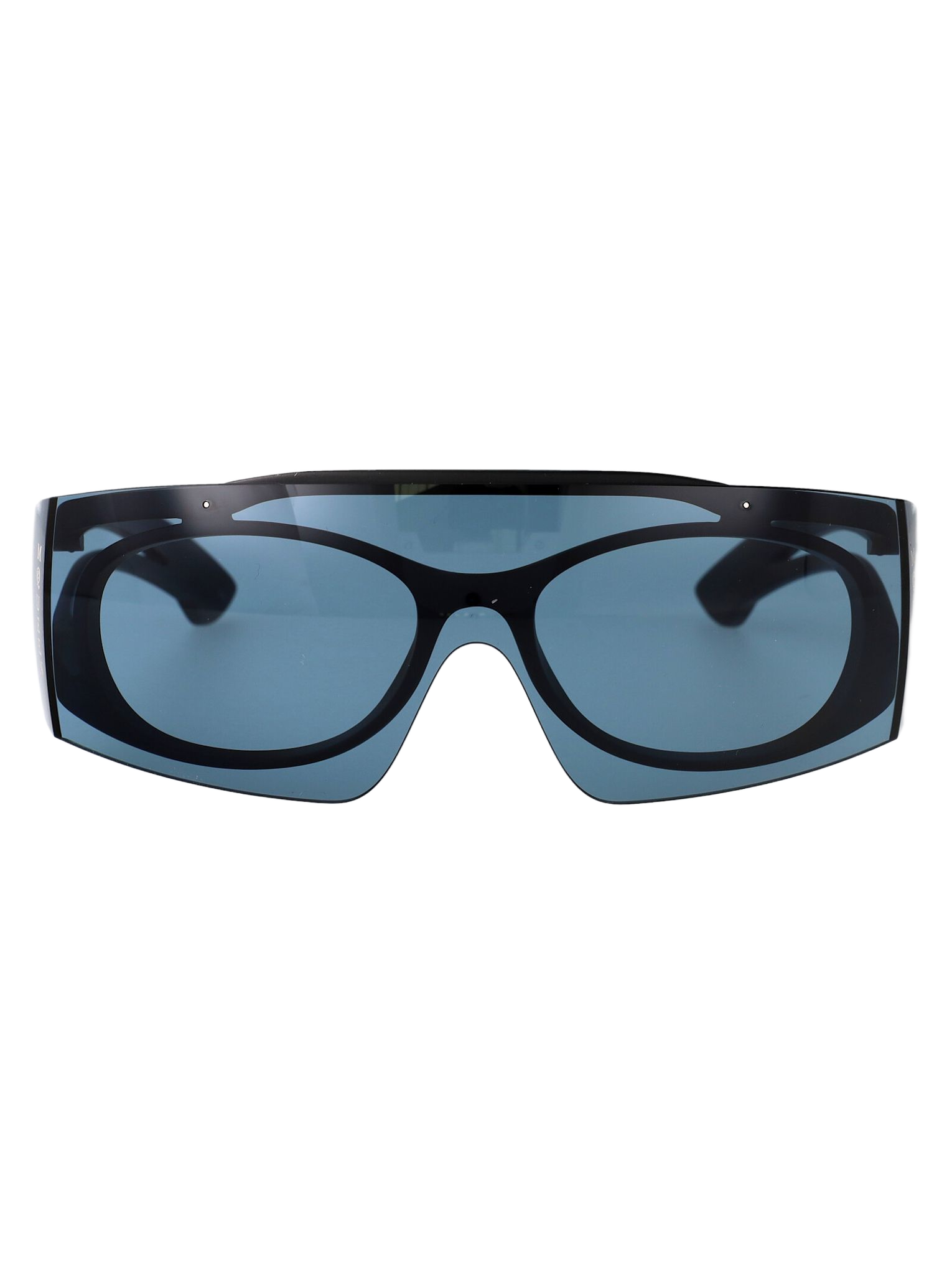 Am0489s Black-black-blue Injected Sunglasses