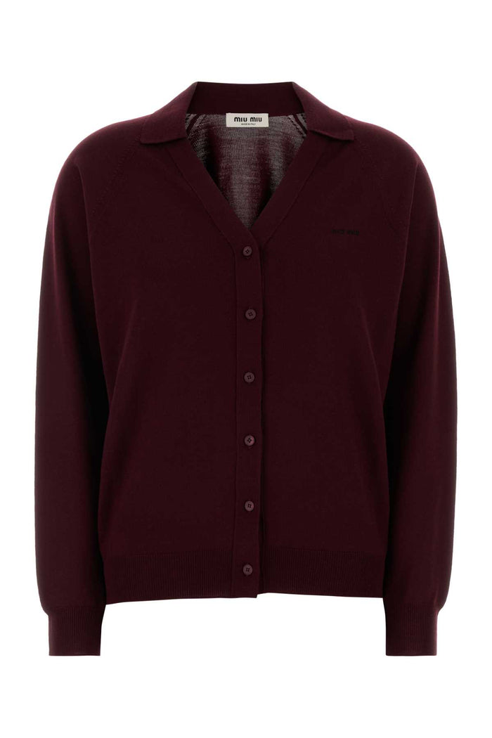 Mmf02zsooo16wj F0869 Amarantonero Exterior: Virgin Wool Maglieria