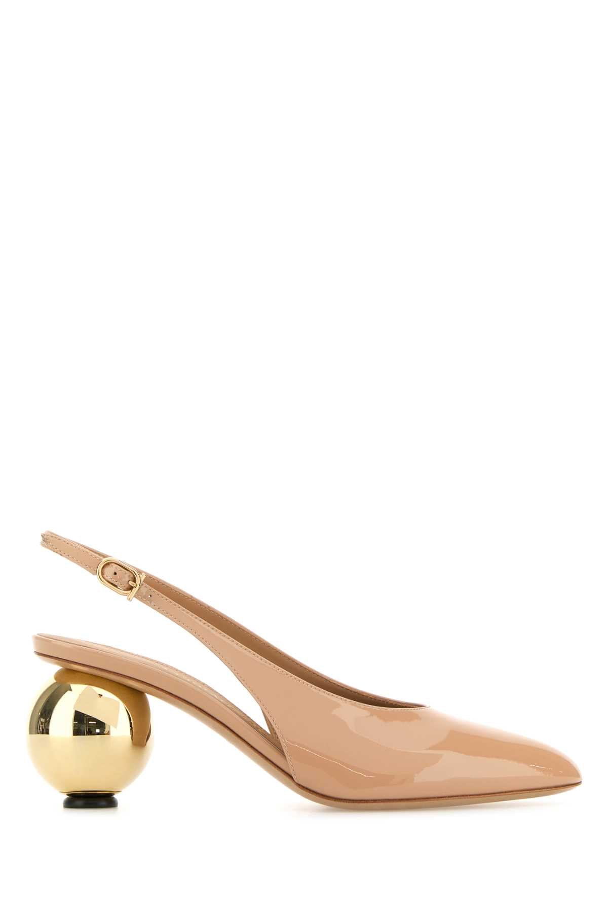 Skin Pink Leather Tessie 70 Pumps Amarettibiscotto Upper: Bos Taurus Scarpe Con Tacco