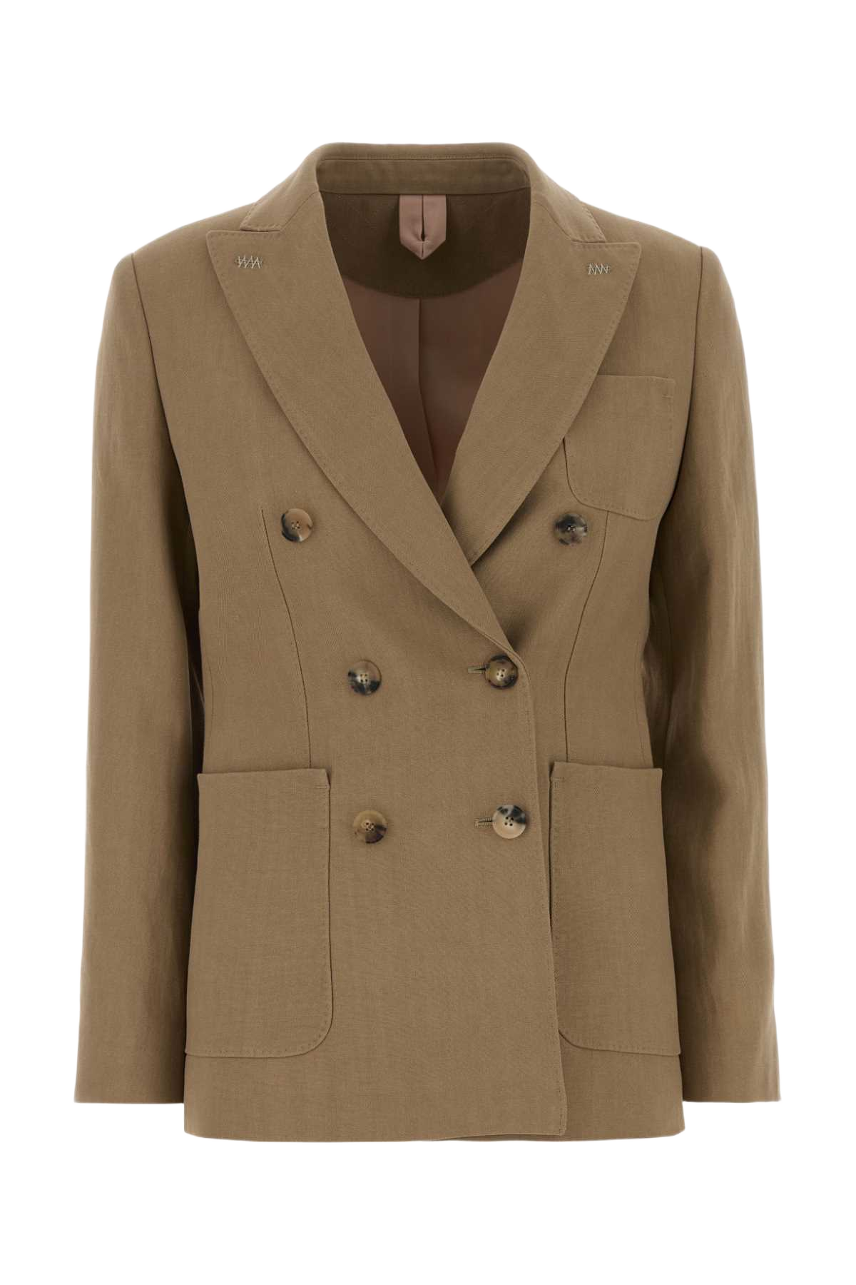 Camel Hamp Gel Blazer Deserto Giacche E Gilet