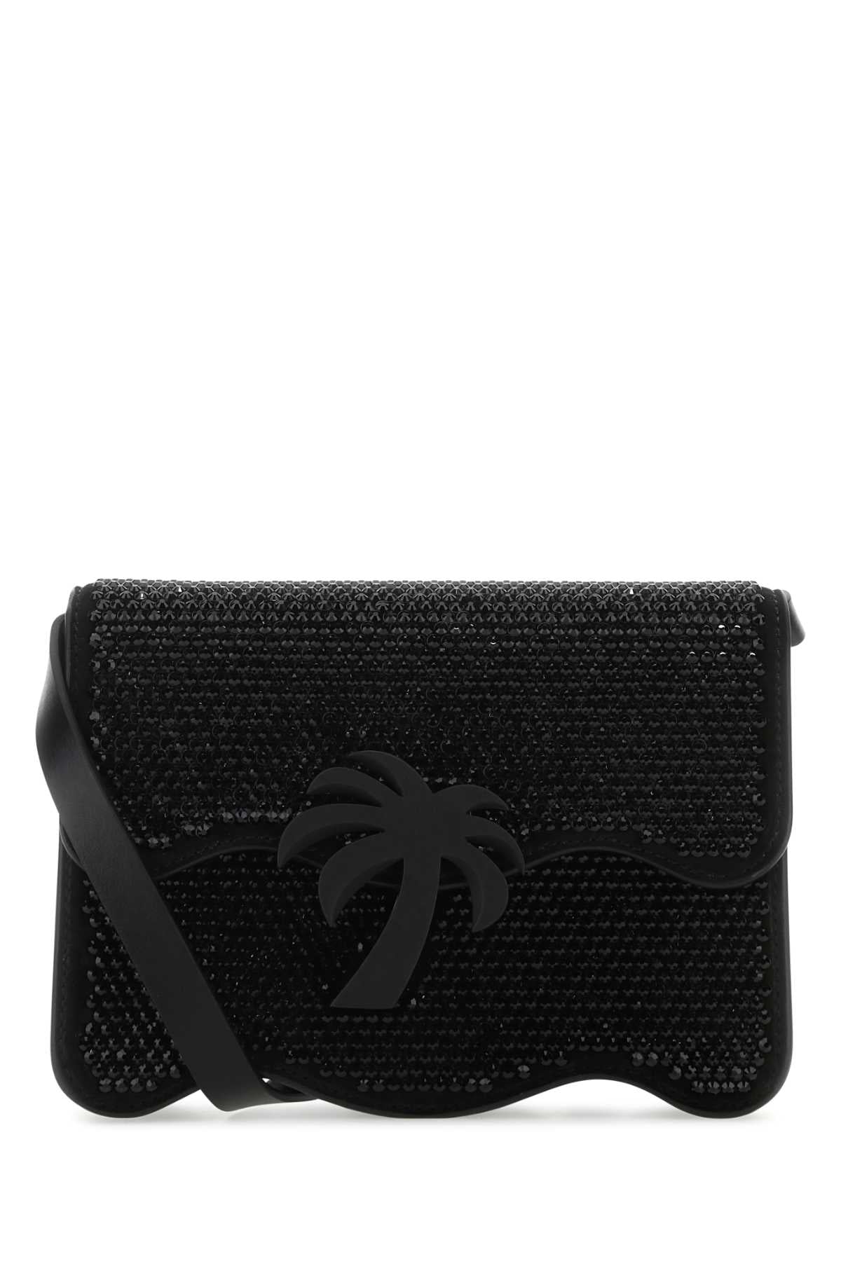 Embellished Suede Palm Beach Crossbody Bag Blacksilv Exterior: Calf Lining: Borse A Tracolla
