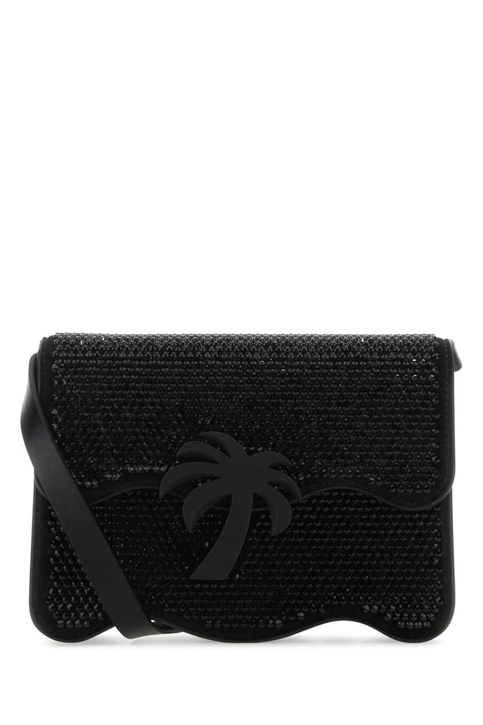Embellished Suede Palm Beach Crossbody Bag Blacksilv Exterior: Calf Lining: Borse A Tracolla