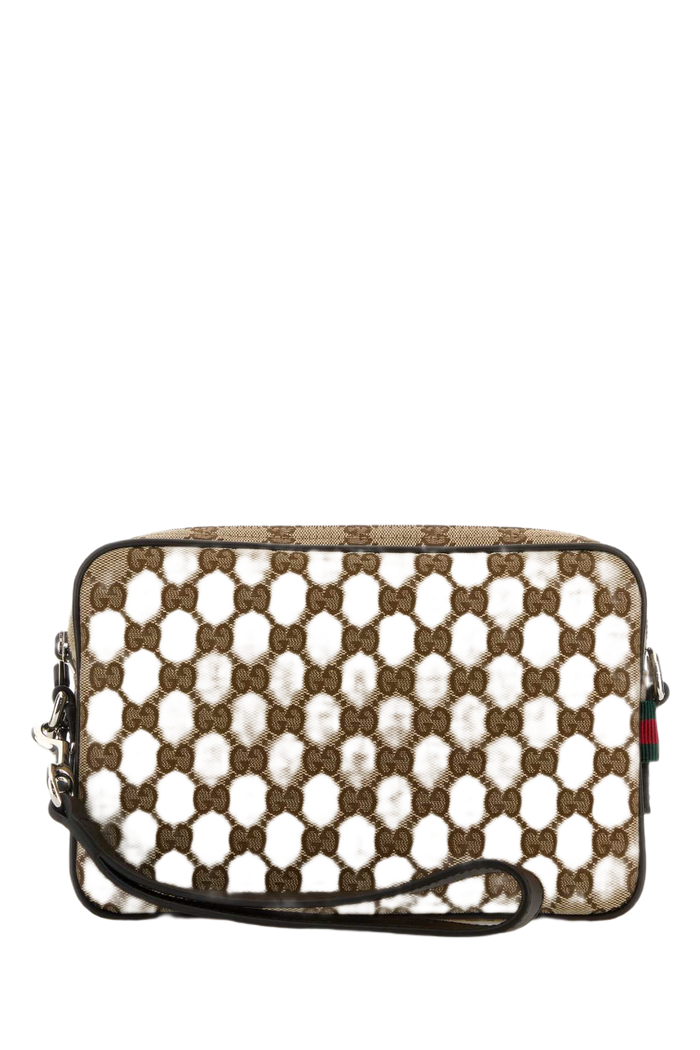 Gg Fabric Clutch Bebonycocoavrv