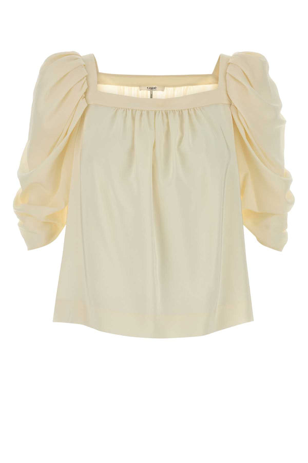 Chloé 100% Silk blouse in beige