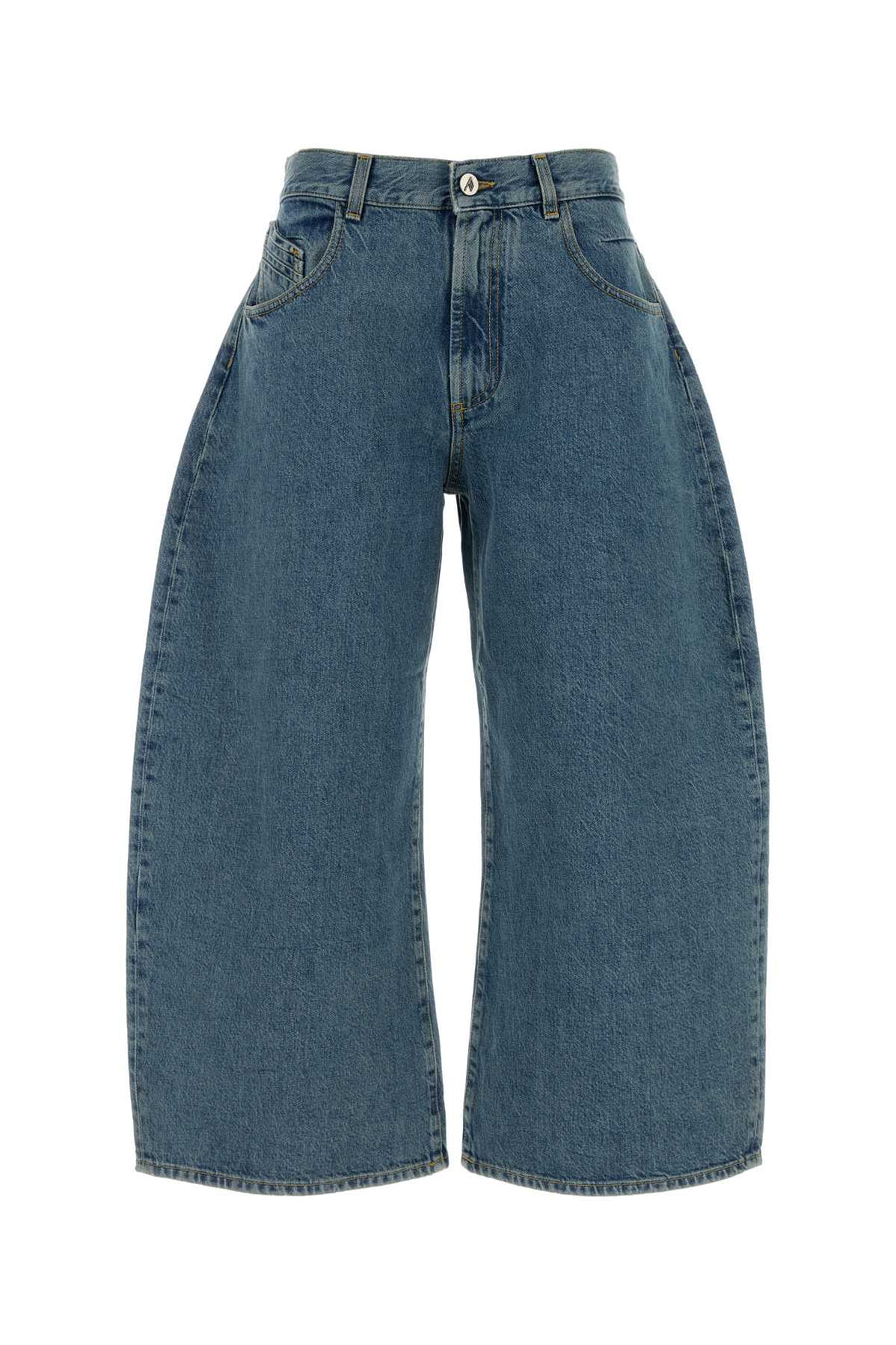 The Attico Pant Lining 65% Polyester jeans in blue