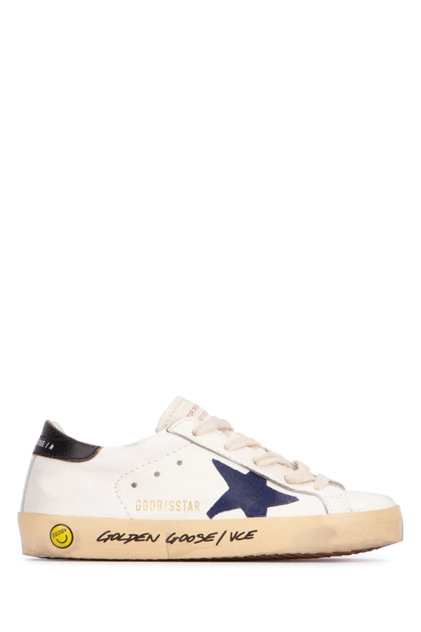 Golden Goose Kids Nappa Ovine leather 94%; Cow leather 6% sneaker in white