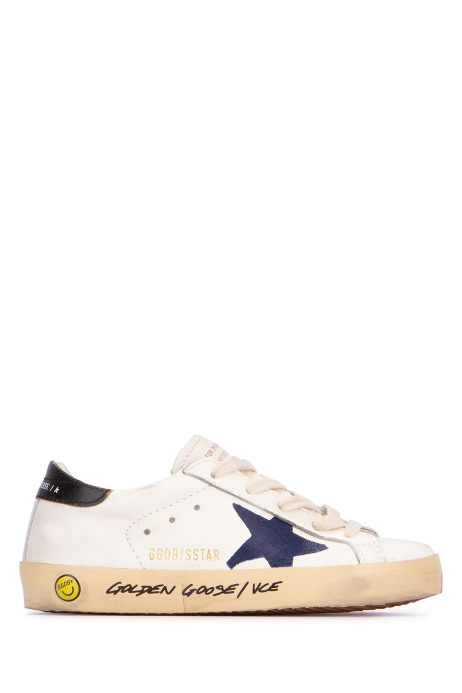 Golden Goose Kids Nappa Ovine leather 94%; Cow leather 6% sneaker in white
