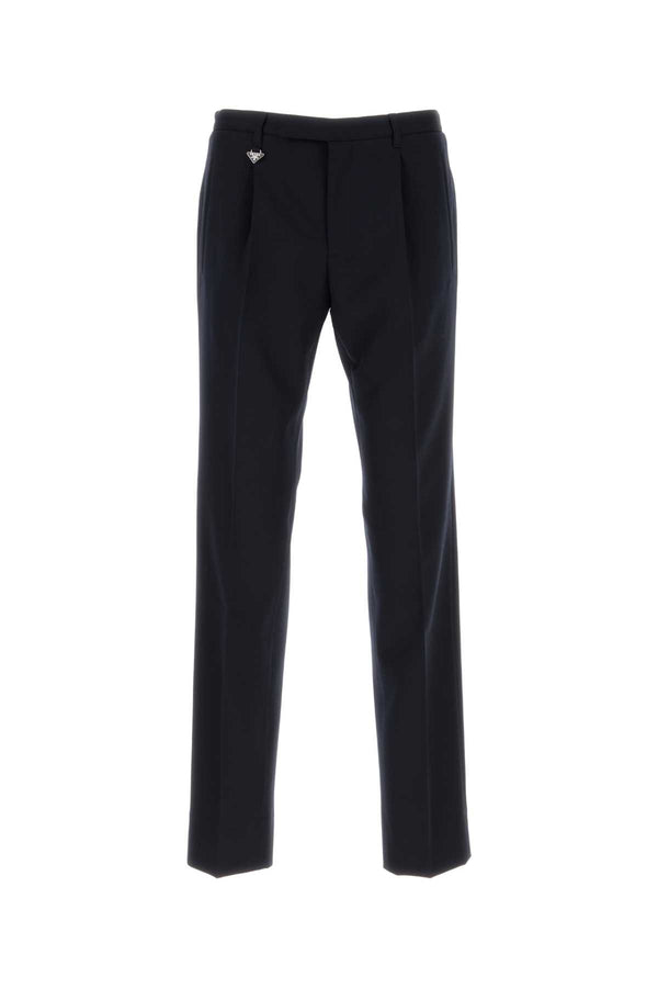 Prada 100% Virgin wool trousers in blue