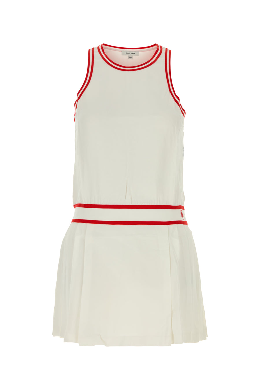 Sporty & Rich 100% Viscose dress in white