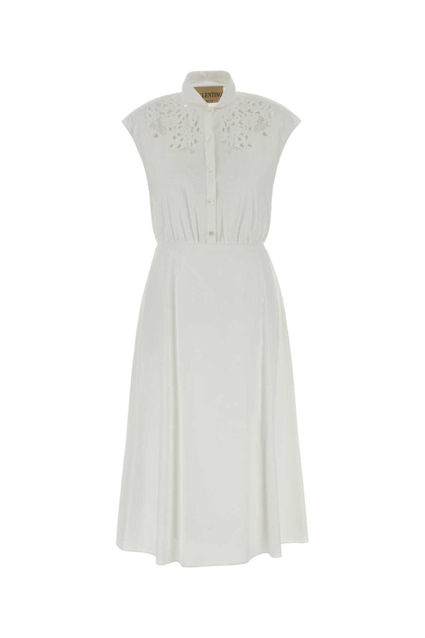 Valentino Garavani 100% Cotton dress in white