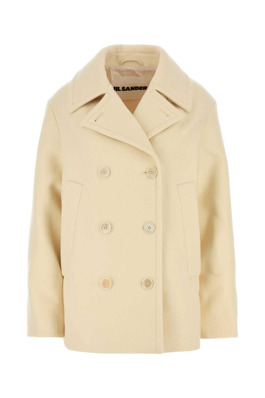 Jil Sander 100% Wool coat in beige