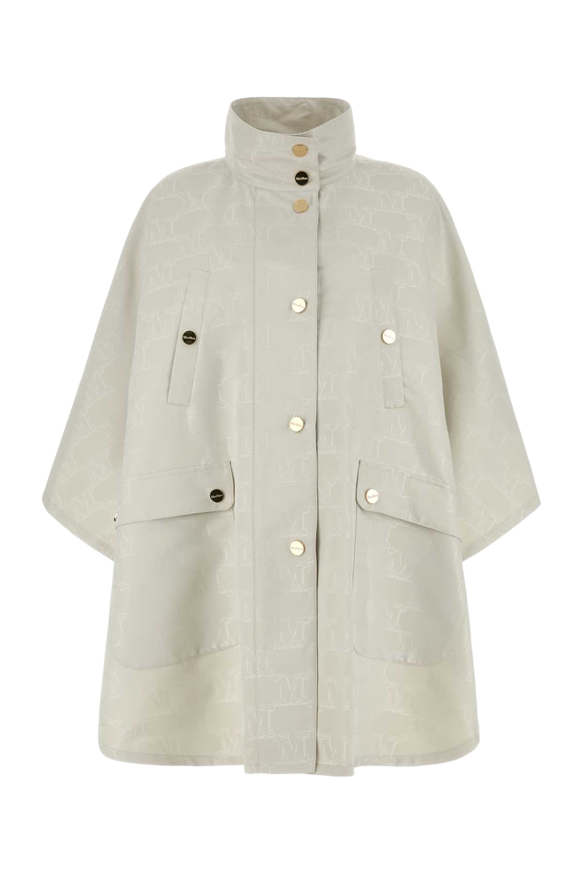 Chalk Jacquard Cape 005 Exterior: Polyester Cappotti