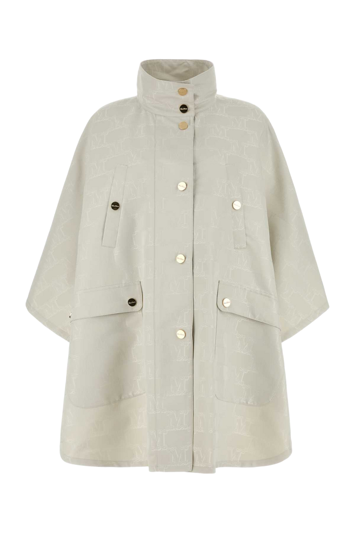 Chalk Jacquard Cape 005 Exterior: Polyester Cappotti