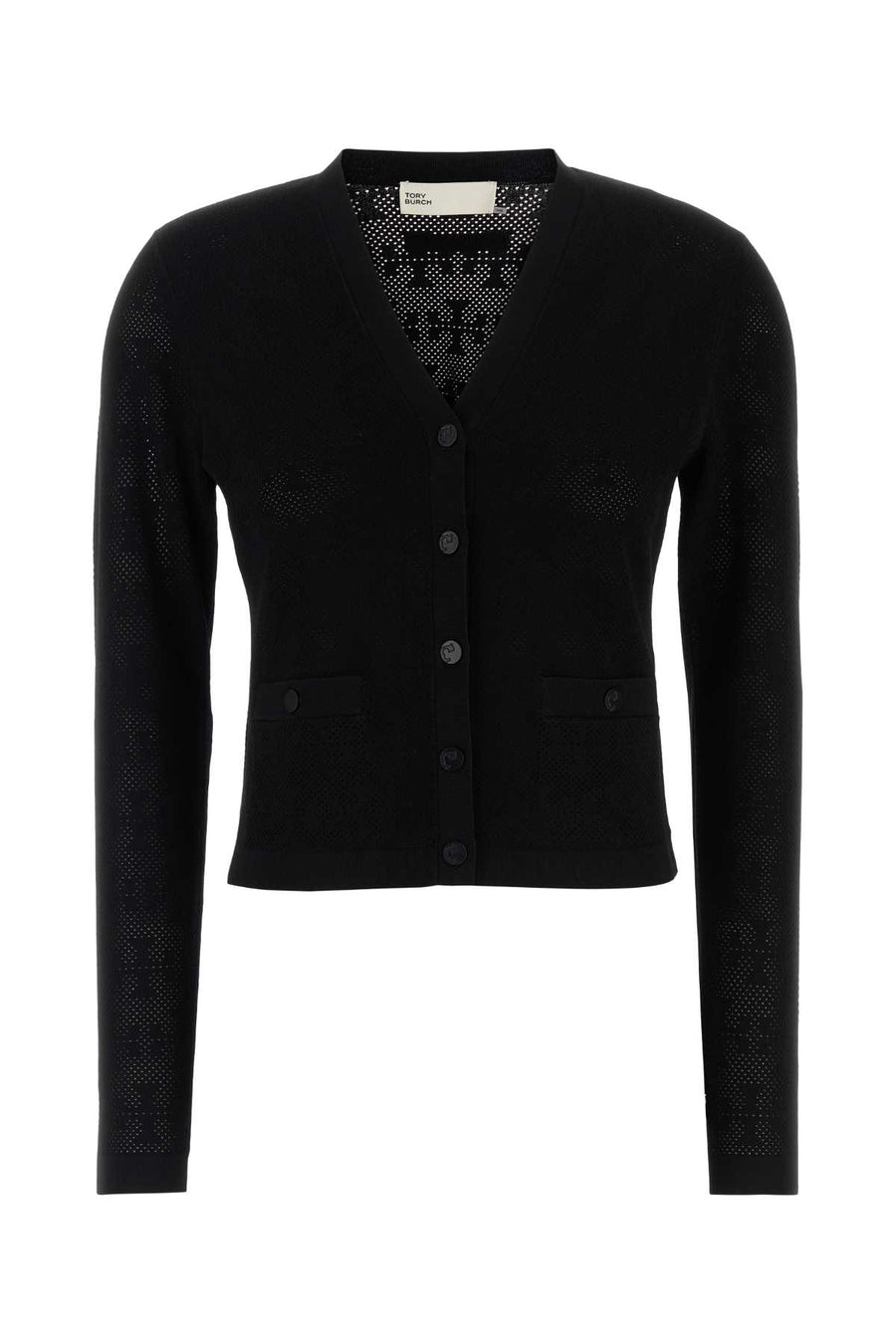 Tory Burch 79% Viscose cardigan in black