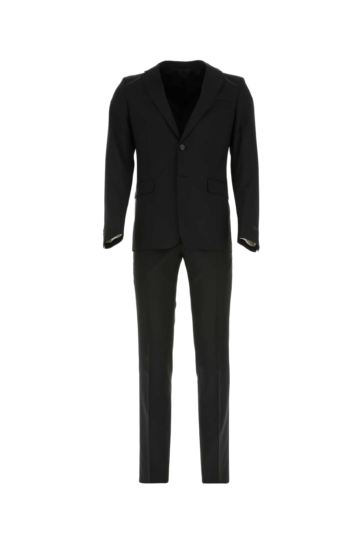 Black Wool Blend Suit Nero Wmwv Completi
