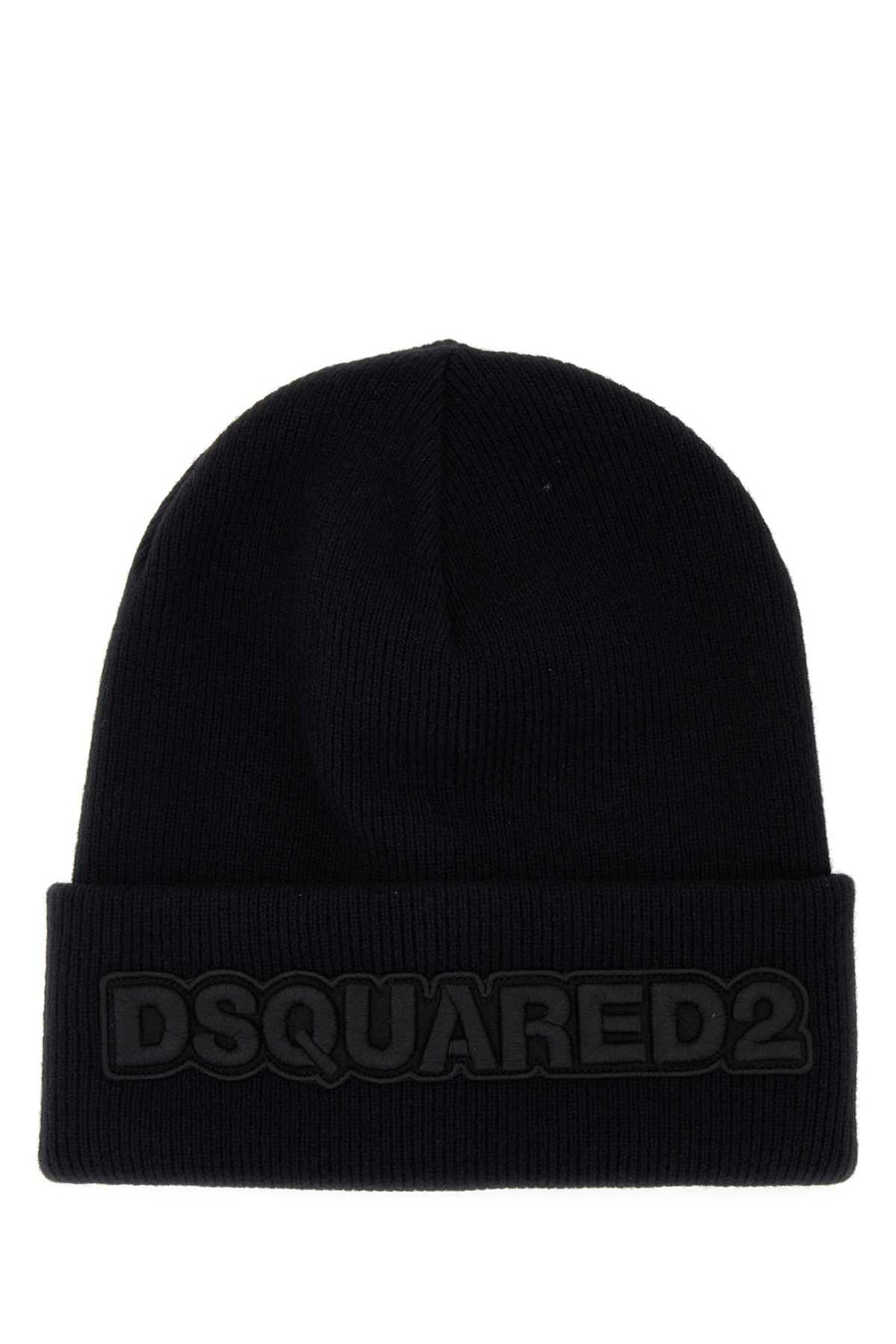Dsquared2 CAPPELLO 100% Wool beanie in black