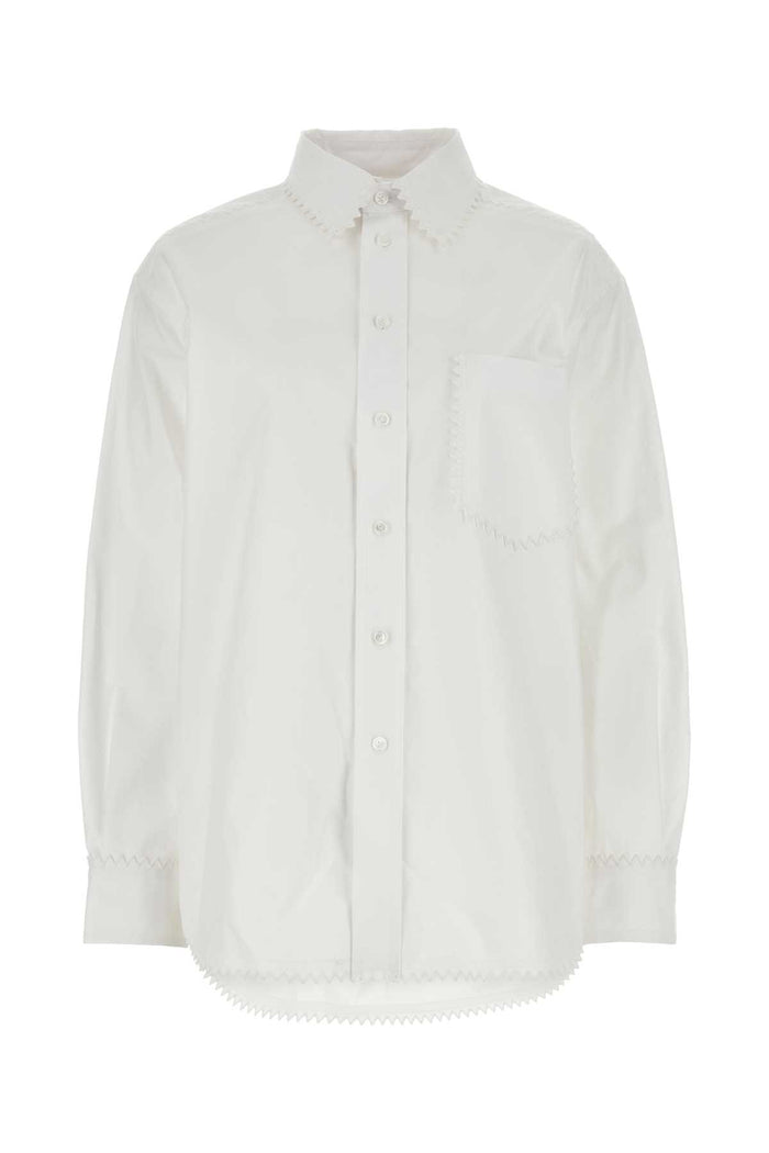 White Oxford Shirt Exterior: Cotton Camicie