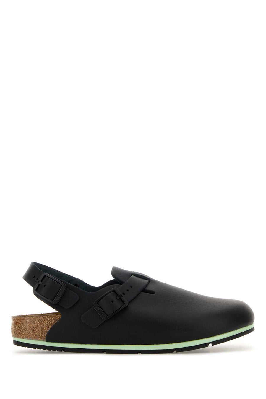 Birkenstock Leather Exterior: 100% Leather slingback in black