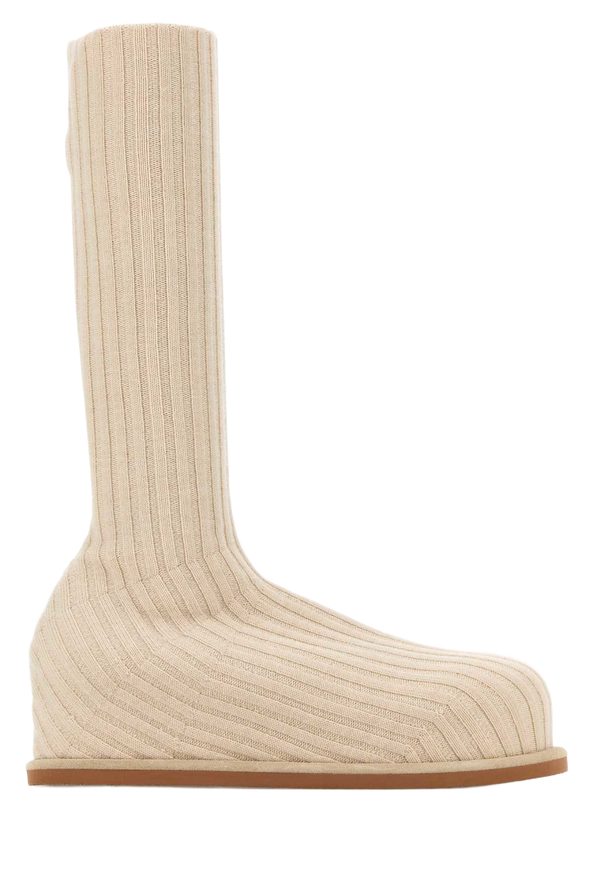 Sand Fabric Veneda Boots Beige Stivali