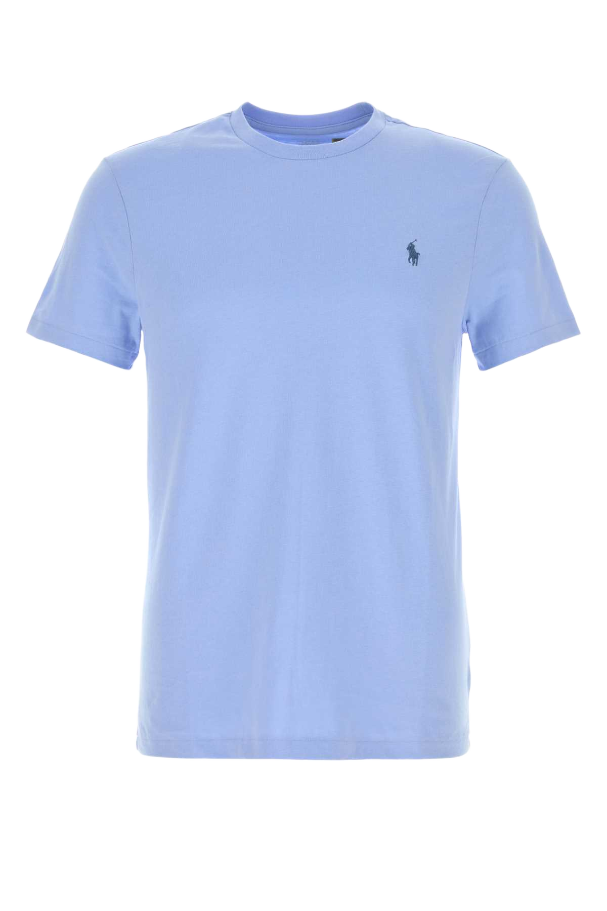 Powder Blue Cotton T-Shirt Austinblue Exterior