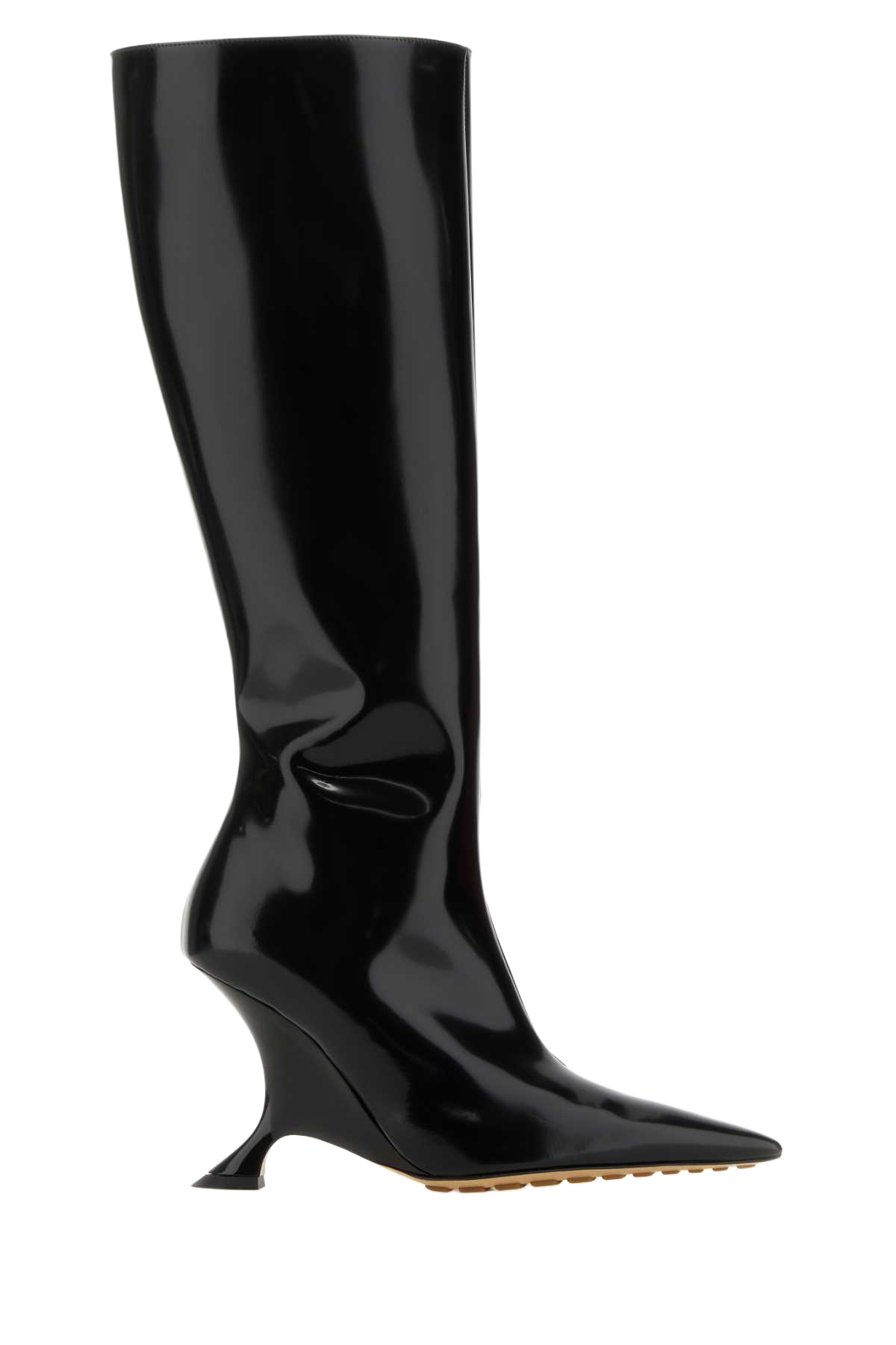 Black Leather Rocket Boots Stivali