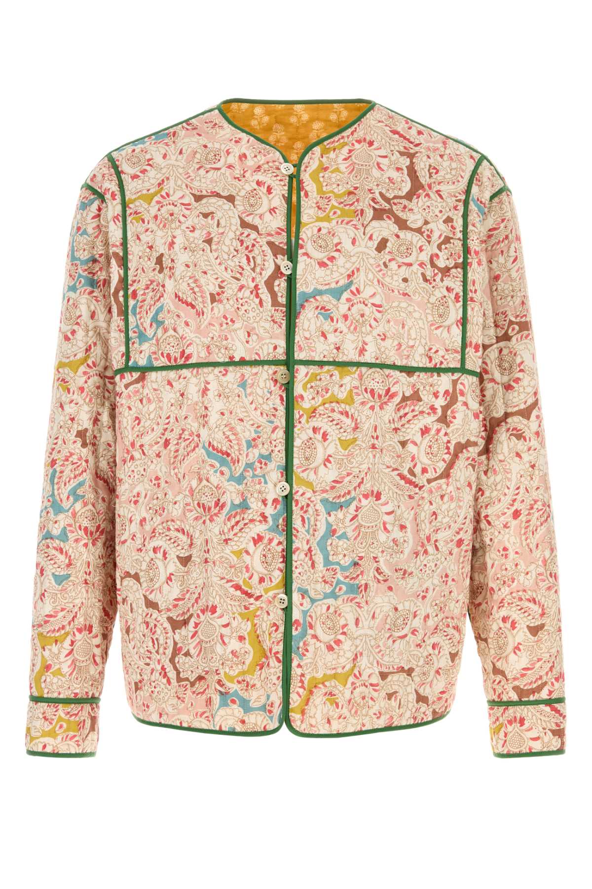 Embroidered Linen Shirt Multicolor Camicie