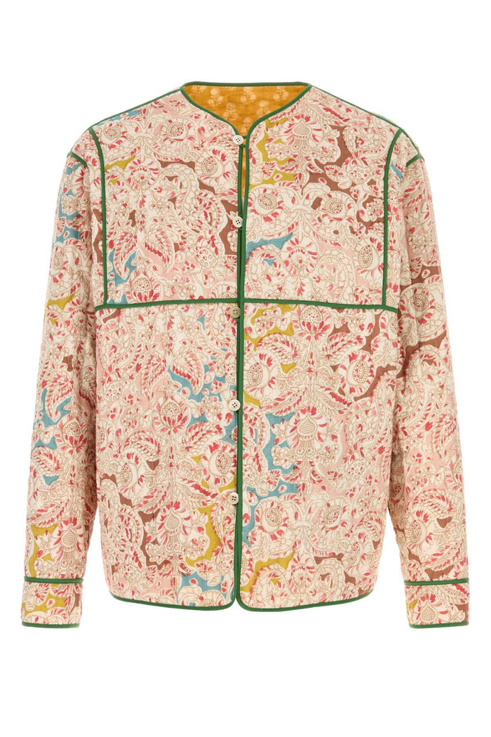 Embroidered Linen Shirt Multicolor Camicie