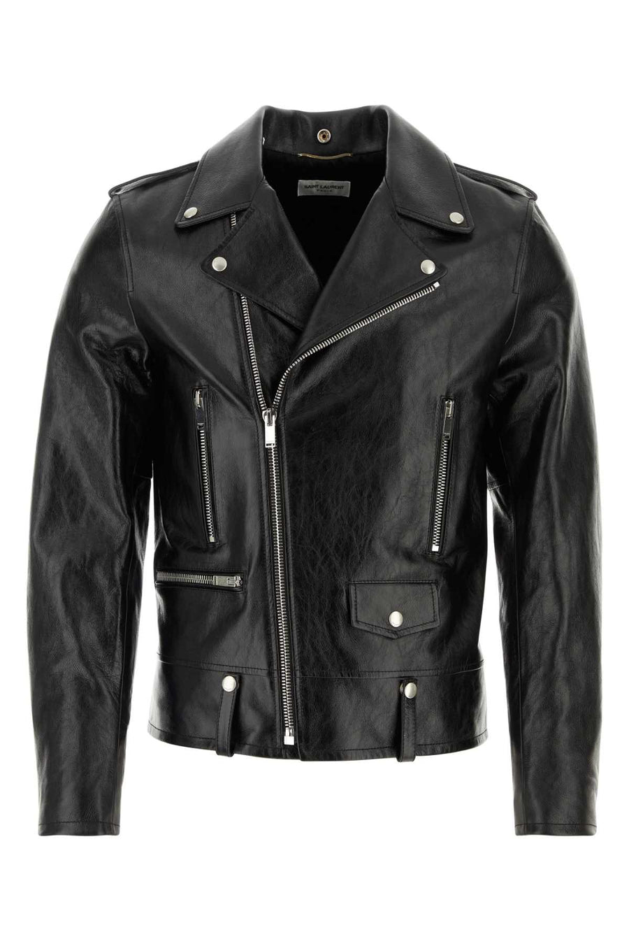 Saint Laurent Exterior: 100% Lamb jacket in black