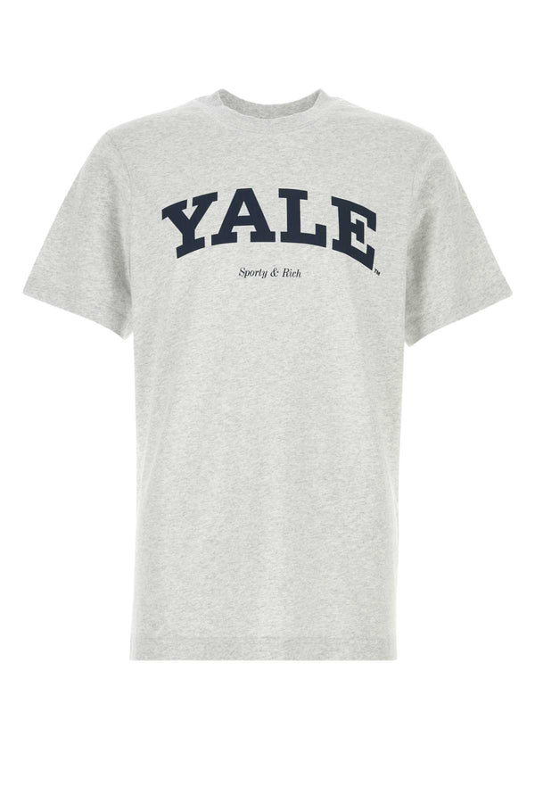 Sporty & Rich Classic 100% Cotton t-shirt in gray