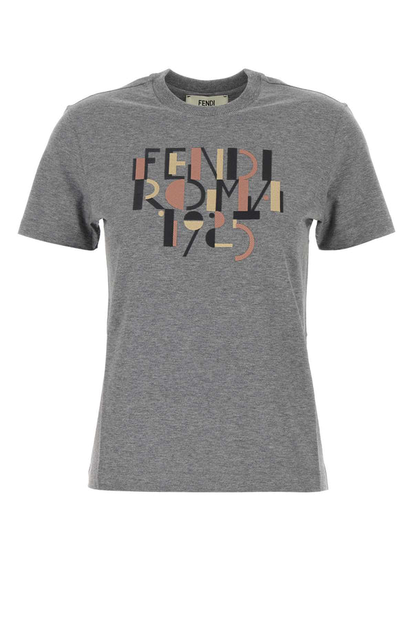 Fendi Fendi 100% Cotton t-shirt in gray