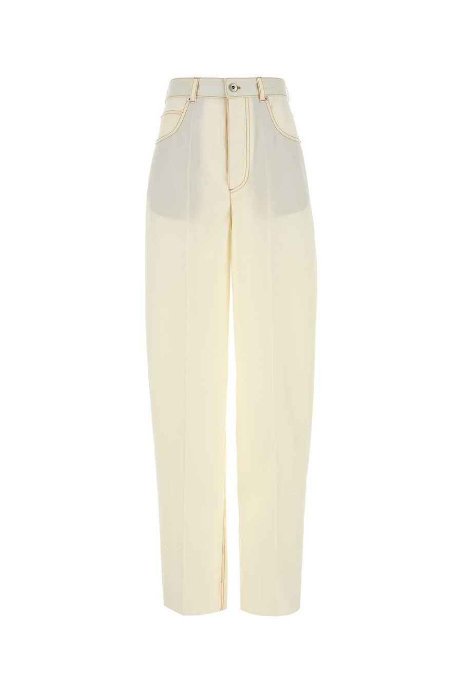 Bottega Veneta Bianco 100% Wool trousers in white