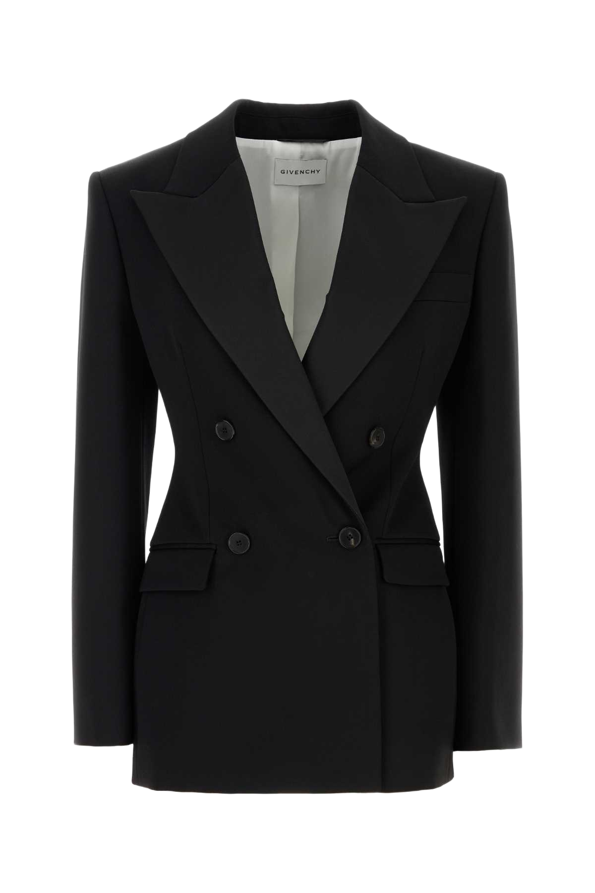 Black Wool Blazer Giacche E Gilet