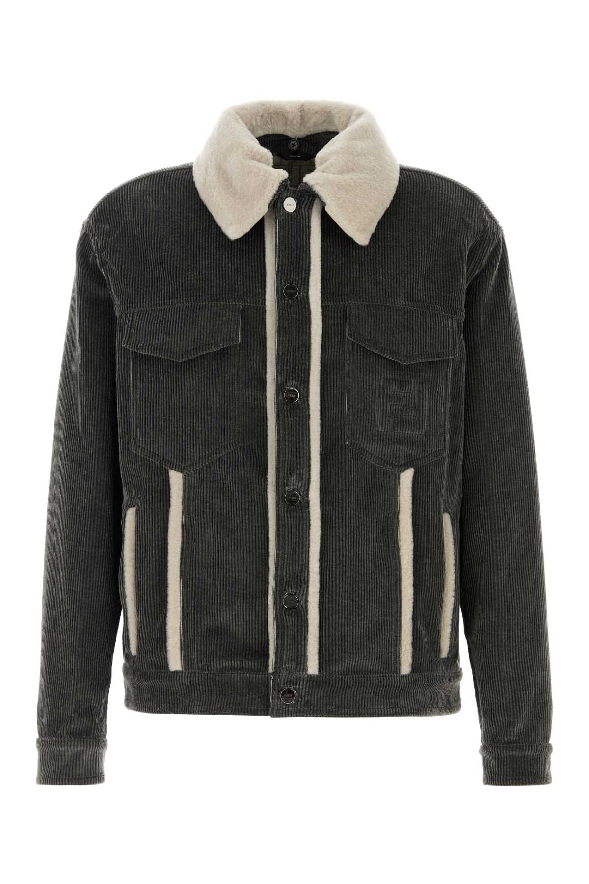 Fw1427avy6 F0ty6 Ardesia Exterior: Cotton Giacche E Gilet