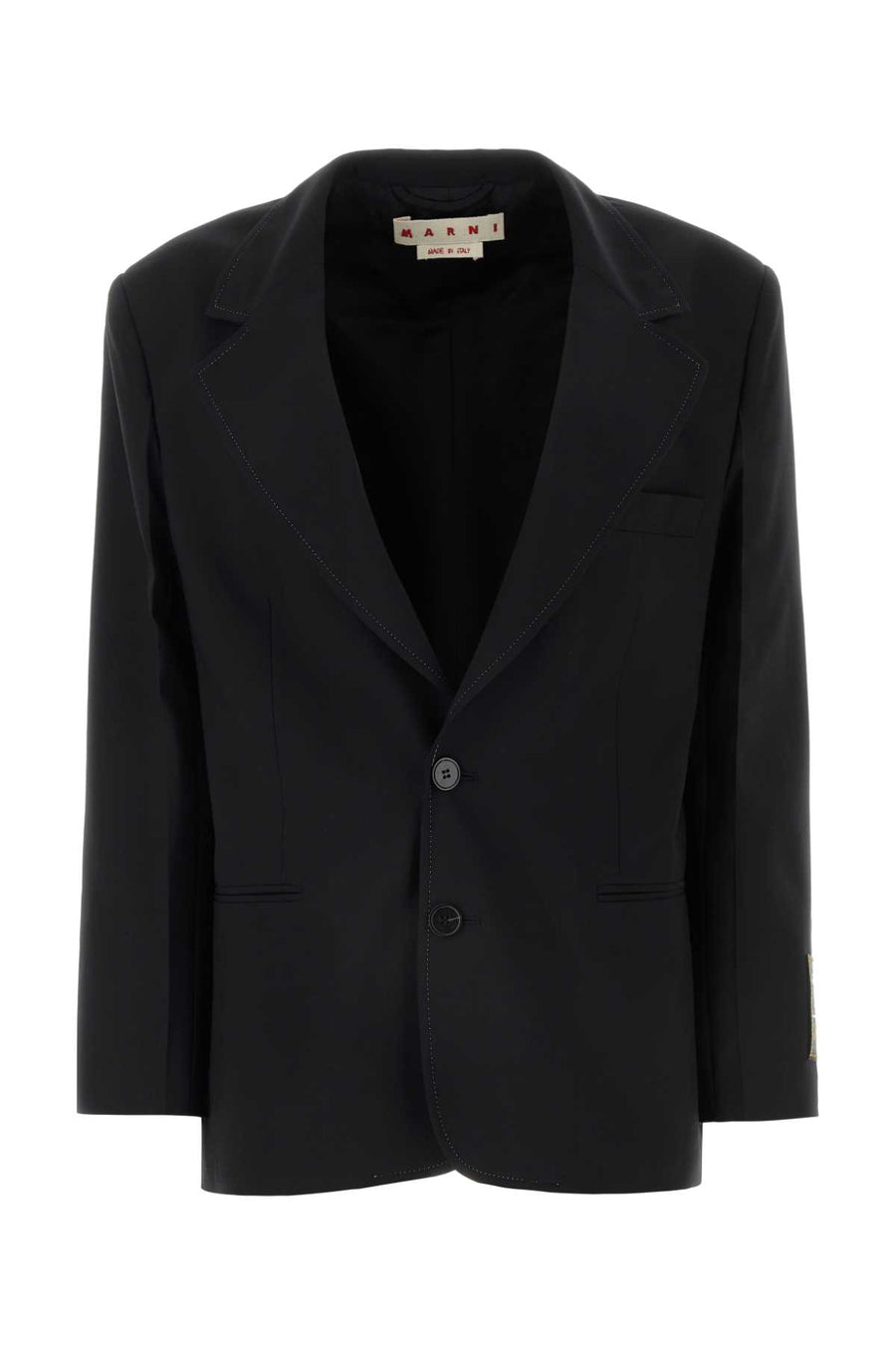 Marni Exterior: 53% Polyester blazer in black