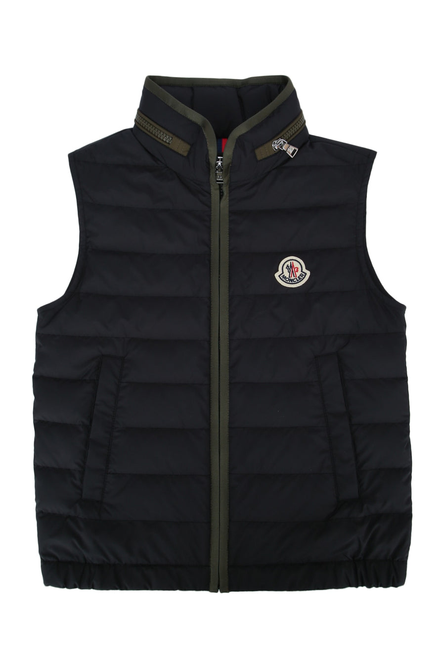 Moncler Jr Vest Outer: 100% Polyester; Lining: 100% Polyester vest in black